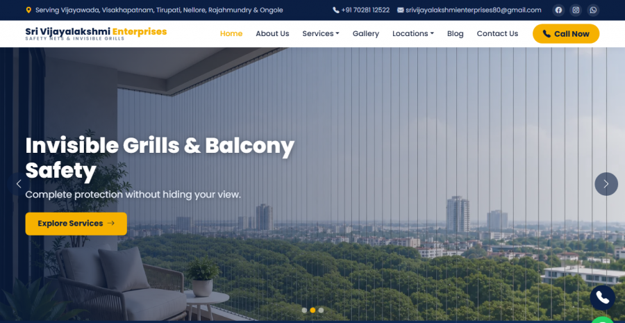 Sri Vijayalakshmi Enterprises website